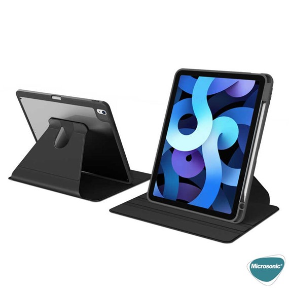 Microsonic Apple iPad 10 Nesil 10 9 Kılıf A2696-A2757-A2777 Regal Folio Siyah 4