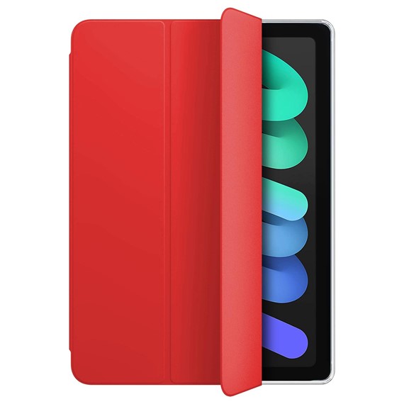 Microsonic Apple iPad Mini 6 2021 A2567-A2568-A2569 Smart Case ve arka Kılıf Kırmızı 2
