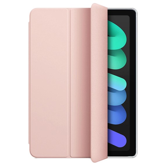 Microsonic Apple iPad Mini 7 Kılıf A2993-A2995 Slim Translucent Back Smart Cover Rose Gold 2