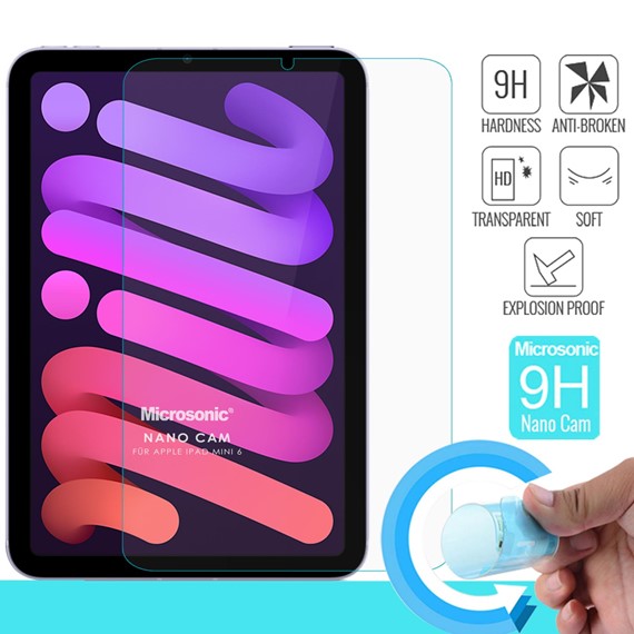 Microsonic Apple iPad Mini 7 A2993-A2995 Nano Cam Ekran Koruyucu 1