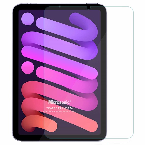 Microsonic Apple iPad Mini 7 A2993-A2995 Temperli Cam Ekran Koruyucu 2
