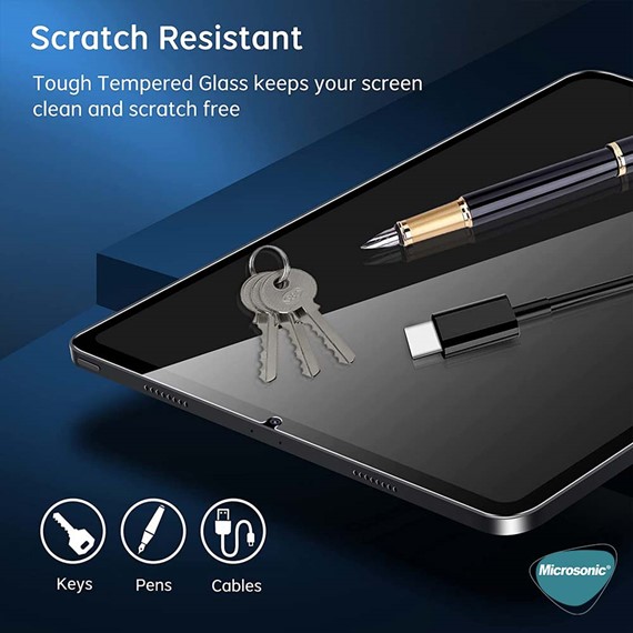 Microsonic Apple iPad Mini 7 A2993-A2995 Temperli Cam Ekran Koruyucu 4