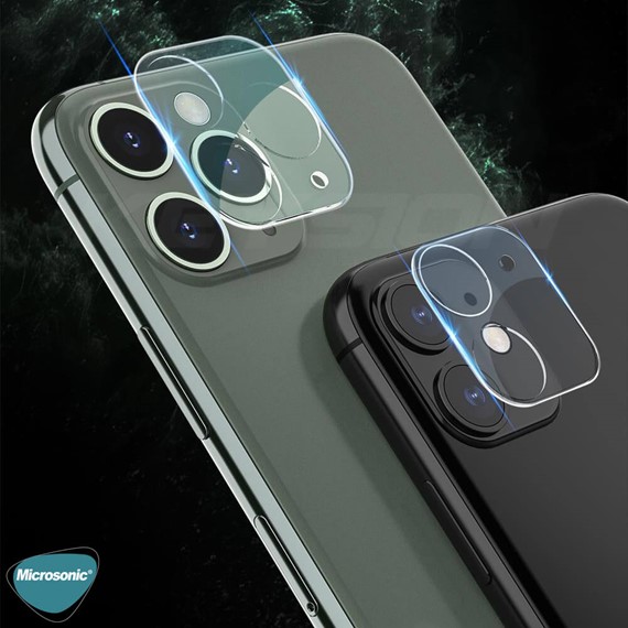 Microsonic Apple iPhone 11 6 1 Kamera Lens Koruma Camı 2