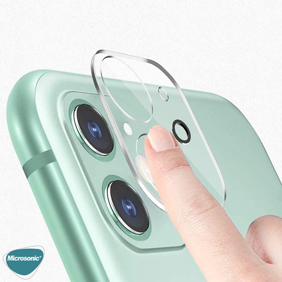 Microsonic Apple iPhone 11 6 1 Kamera Lens Koruma Camı 4