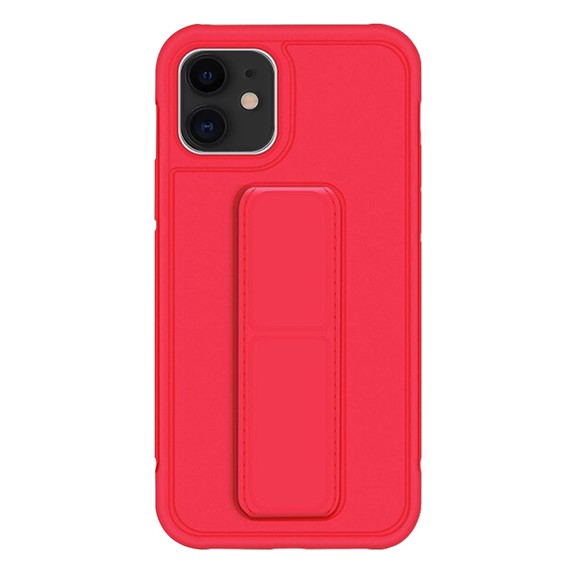 Microsonic Apple iPhone 11 Kılıf Hand Strap Kırmızı 2