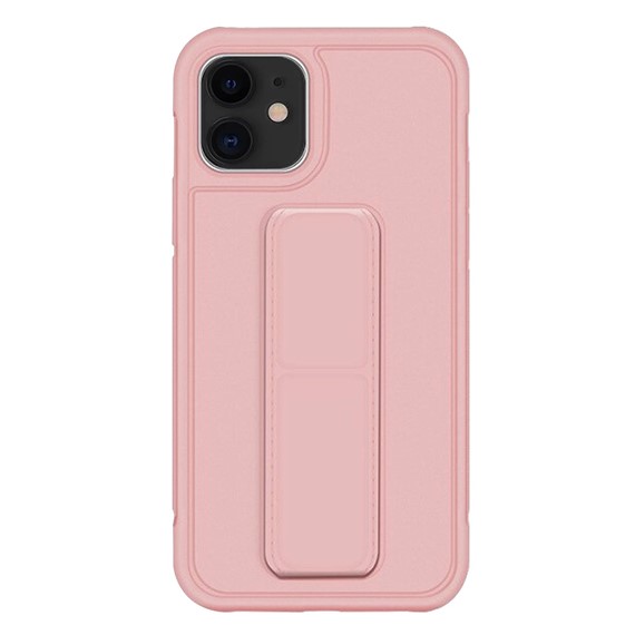 Microsonic Apple iPhone 11 Kılıf Hand Strap Rose Gold 2