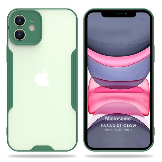 Microsonic Apple iPhone 11 Kılıf Paradise Glow Yeşil 1