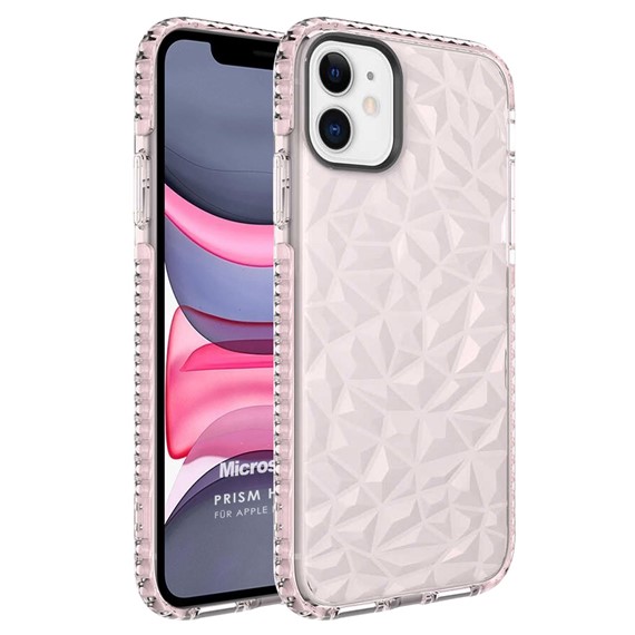 Microsonic Apple iPhone 11 Kılıf Prism Hybrid Pembe 1