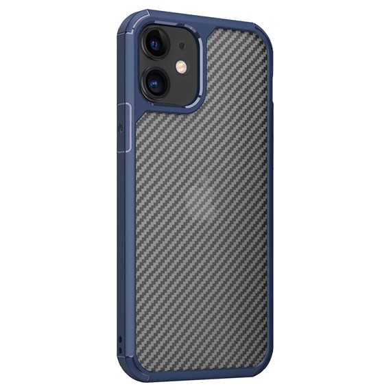 Microsonic Apple iPhone 11 Kılıf Cast Carbon Lacivert 2