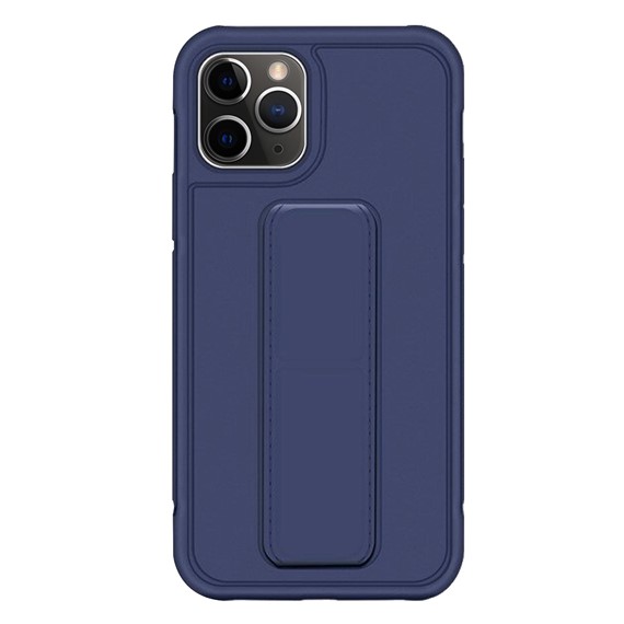 Microsonic Apple iPhone 11 Pro Kılıf Hand Strap Lacivert 2