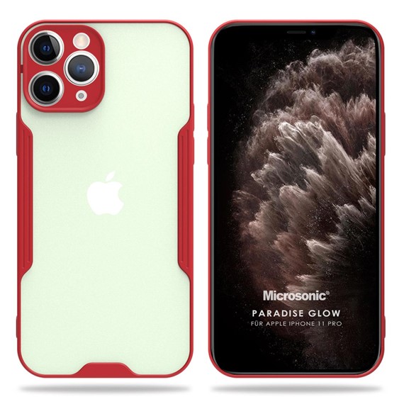 Microsonic Apple iPhone 11 Pro Kılıf Paradise Glow Kırmızı 1