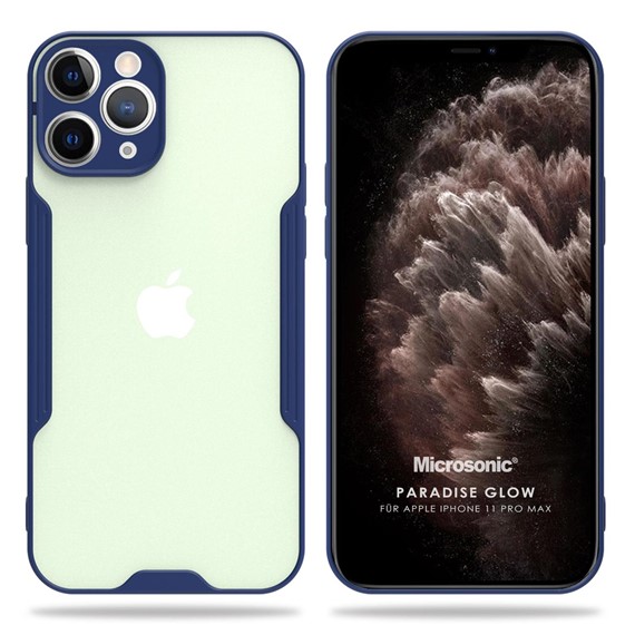 Microsonic Apple iPhone 11 Pro Max Kılıf Paradise Glow Lacivert 1