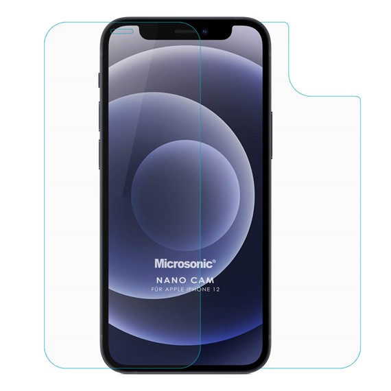 Microsonic Apple iPhone 12 Ön Arka Nano Cam Ekran Koruyucu 2