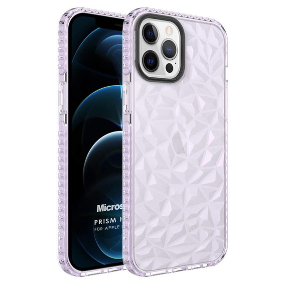 Microsonic Apple iPhone 12 Pro Max Kılıf Prism Hybrid Mor 1