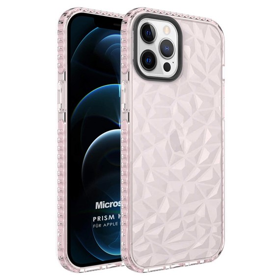 Microsonic Apple iPhone 12 Pro Kılıf Prism Hybrid Pembe 1