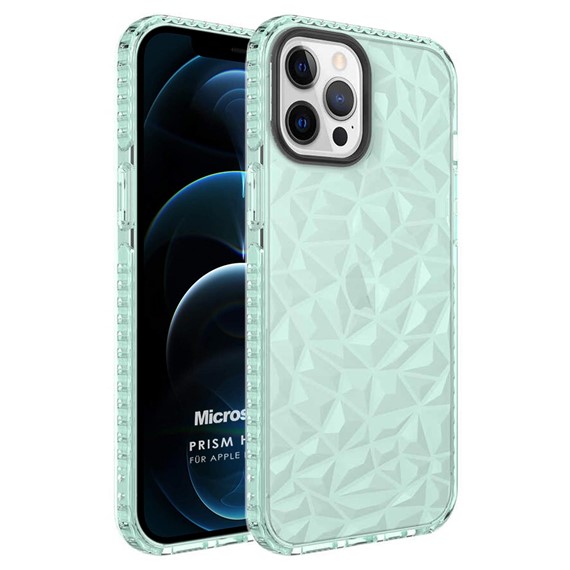 Microsonic Apple iPhone 12 Pro Kılıf Prism Hybrid Yeşil 1