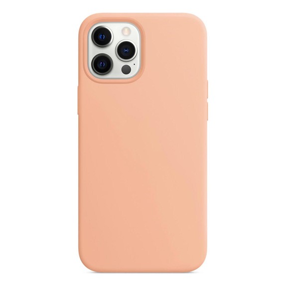 Microsonic Apple iPhone 12 Pro Kılıf Liquid Lansman Silikon Rose Gold 2