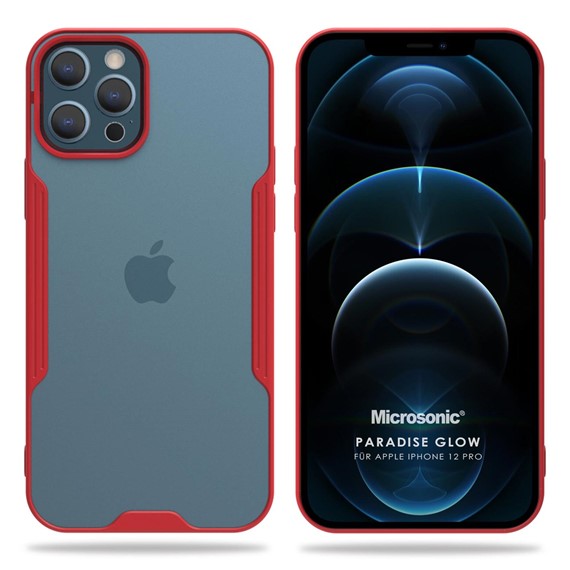 Microsonic Apple iPhone 12 Pro Kılıf Paradise Glow Kırmızı 1