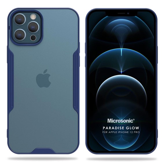 Microsonic Apple iPhone 12 Pro Kılıf Paradise Glow Lacivert 1