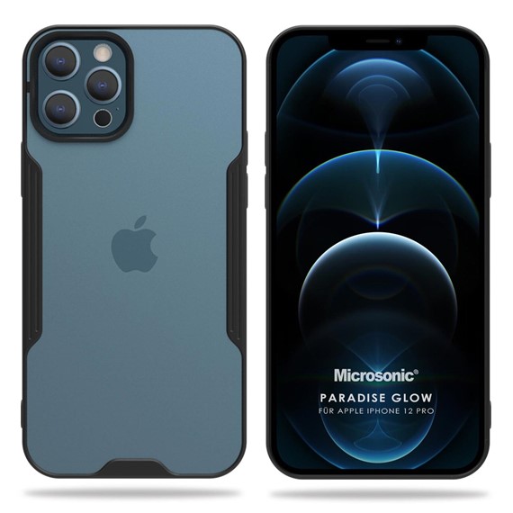 Microsonic Apple iPhone 12 Pro Kılıf Paradise Glow Siyah 1