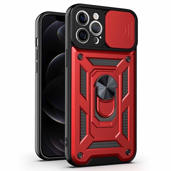 Microsonic Apple iPhone 12 Pro Max Kılıf Impact Resistant Kırmızı 1