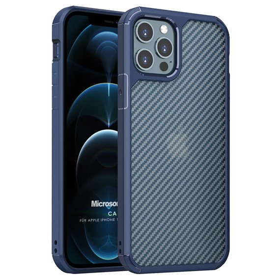 Microsonic Apple iPhone 13 Pro Max Kılıf Cast Carbon Lacivert 1