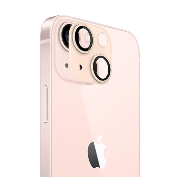 Microsonic Apple iPhone 13 Kamera Lens Koruma Camı V2 Gold 1