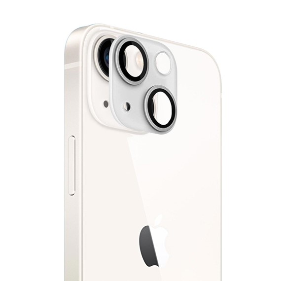 Microsonic Apple iPhone 13 Kamera Lens Koruma Camı V2 Gümüş 1