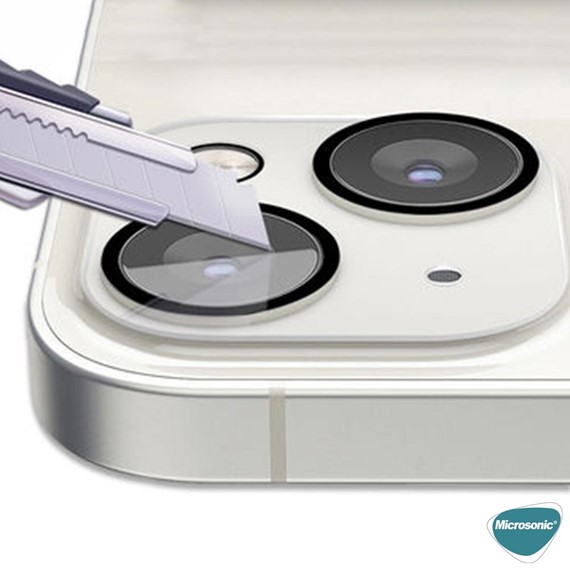 Microsonic Apple iPhone 15 Kamera Lens Koruma Camı 3