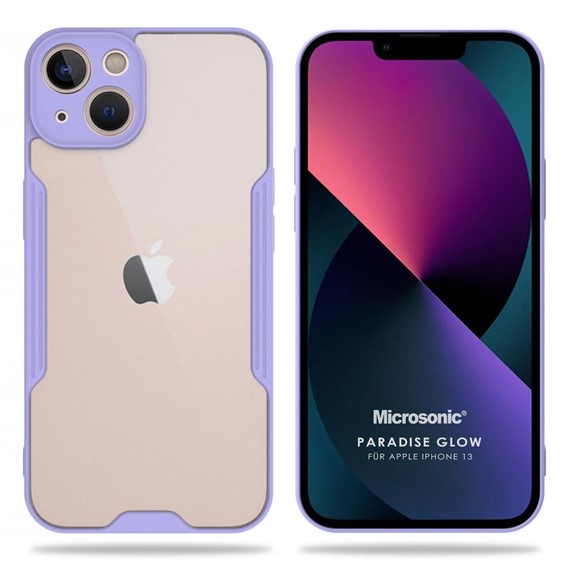 Microsonic Apple iPhone 13 Kılıf Paradise Glow Lila 1