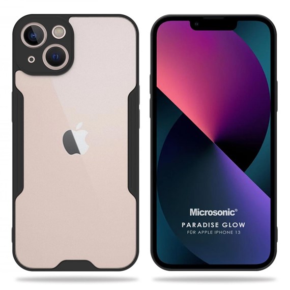 Microsonic Apple iPhone 13 Kılıf Paradise Glow Siyah 1