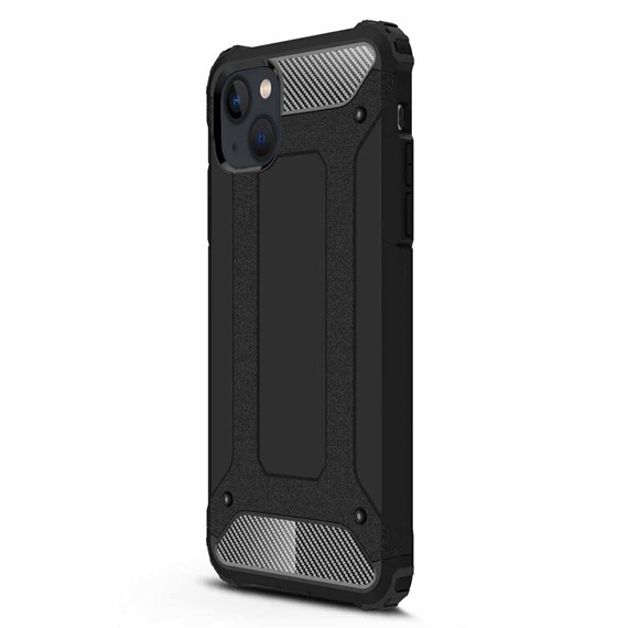 Microsonic Apple iPhone 13 Kılıf Rugged Armor Siyah 2