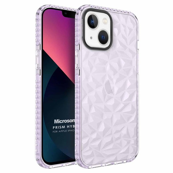 Microsonic Apple iPhone 13 Mini Kılıf Prism Hybrid Mor 1