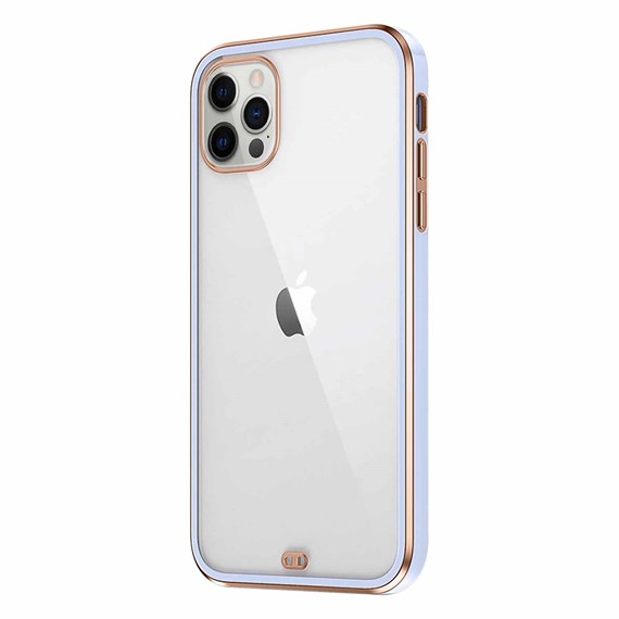 Microsonic Apple iPhone 13 Pro Kılıf Laser Plated Soft Lila 2