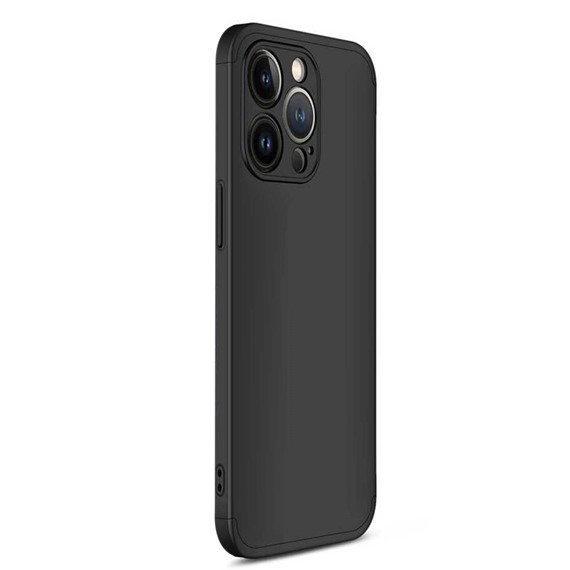 Microsonic Apple iPhone 13 Pro Max Kılıf Double Dip 360 Protective Siyah 2