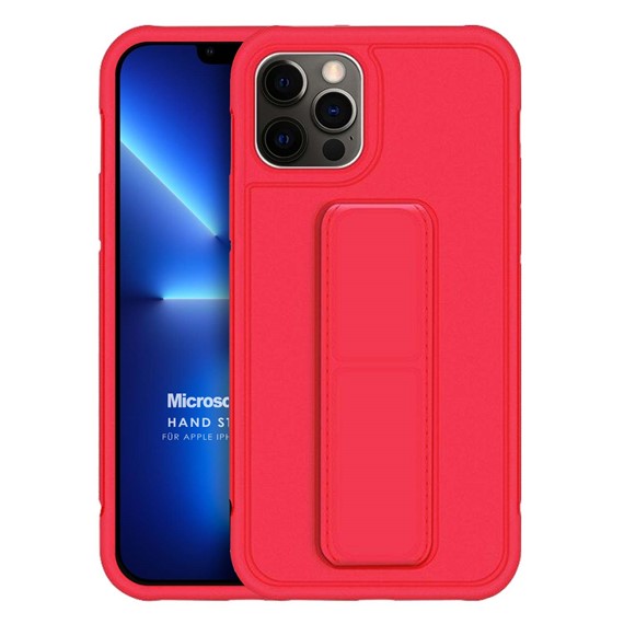 Microsonic Apple iPhone 13 Pro Max Kılıf Hand Strap Kırmızı 1