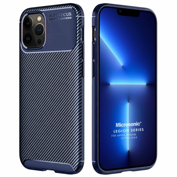 Microsonic Apple iPhone 13 Pro Max Kılıf Legion Series Lacivert 1