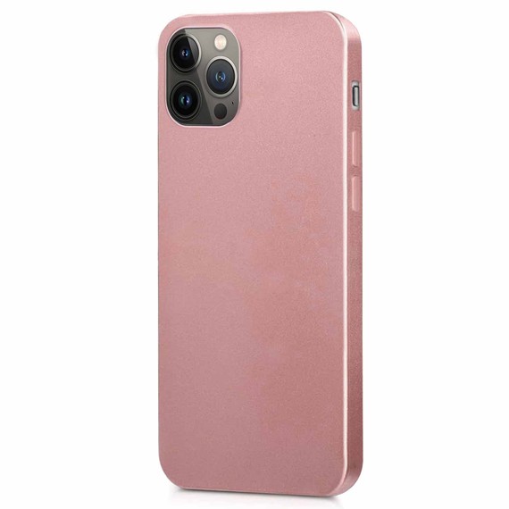 Microsonic Matte Silicone Apple iPhone 13 Pro Max Kılıf Rose Gold 2