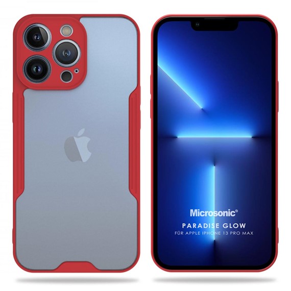 Microsonic Apple iPhone 13 Pro Max Kılıf Paradise Glow Kırmızı 1