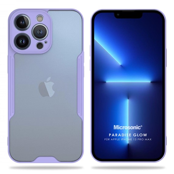 Microsonic Apple iPhone 13 Pro Max Kılıf Paradise Glow Lila 1