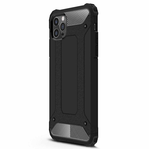 Microsonic Apple iPhone 13 Pro Max Kılıf Rugged Armor Siyah 2