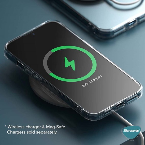 Microsonic Apple iPhone 13 Pro Max Kılıf Transparent Soft Beyaz 3
