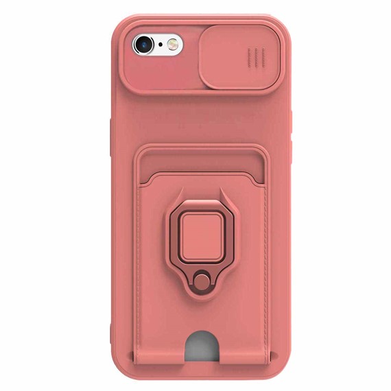 Microsonic Apple iPhone 6 Kılıf Multifunction Silicone Pembe 2