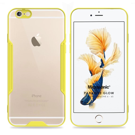 Microsonic Apple iPhone 6S Kılıf Paradise Glow Sarı 1