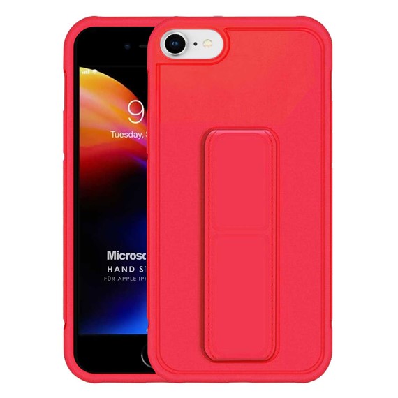 Microsonic Apple iPhone SE 2020 Kılıf Hand Strap Kırmızı 1