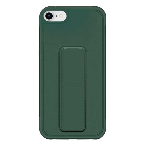 Microsonic Apple iPhone SE 2020 Kılıf Hand Strap Koyu Yeşil 2