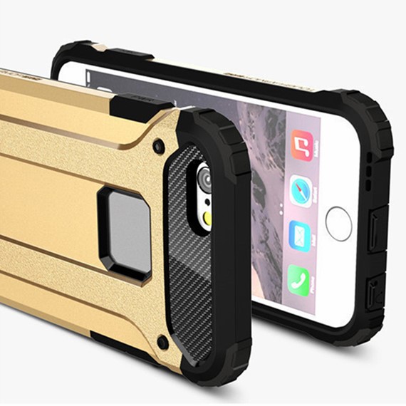 Microsonic Apple iPhone 6 Plus Kılıf Rugged Armor Kırmızı 4