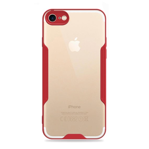 Microsonic Apple iPhone SE 2022 Kılıf Paradise Glow Kırmızı 2