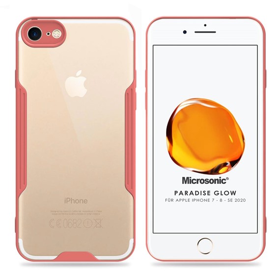 Microsonic Apple iPhone SE 2020 Kılıf Paradise Glow Pembe 1