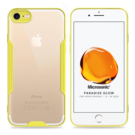 Microsonic Apple iPhone SE 2020 Kılıf Paradise Glow Sarı 1